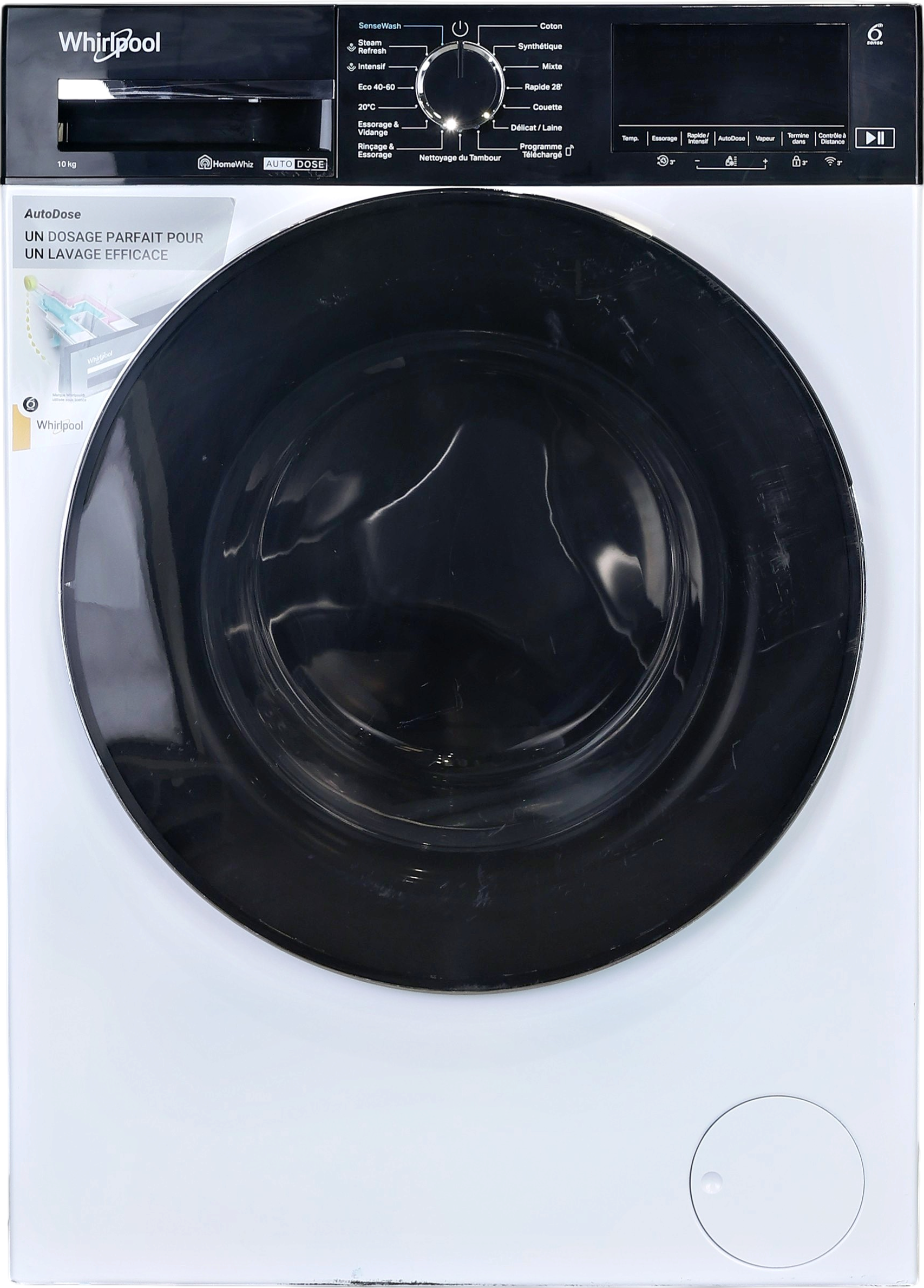 Lave-linge Hublot 10 kg Reconditionné WHIRLPOOL W0M011WADSFR
