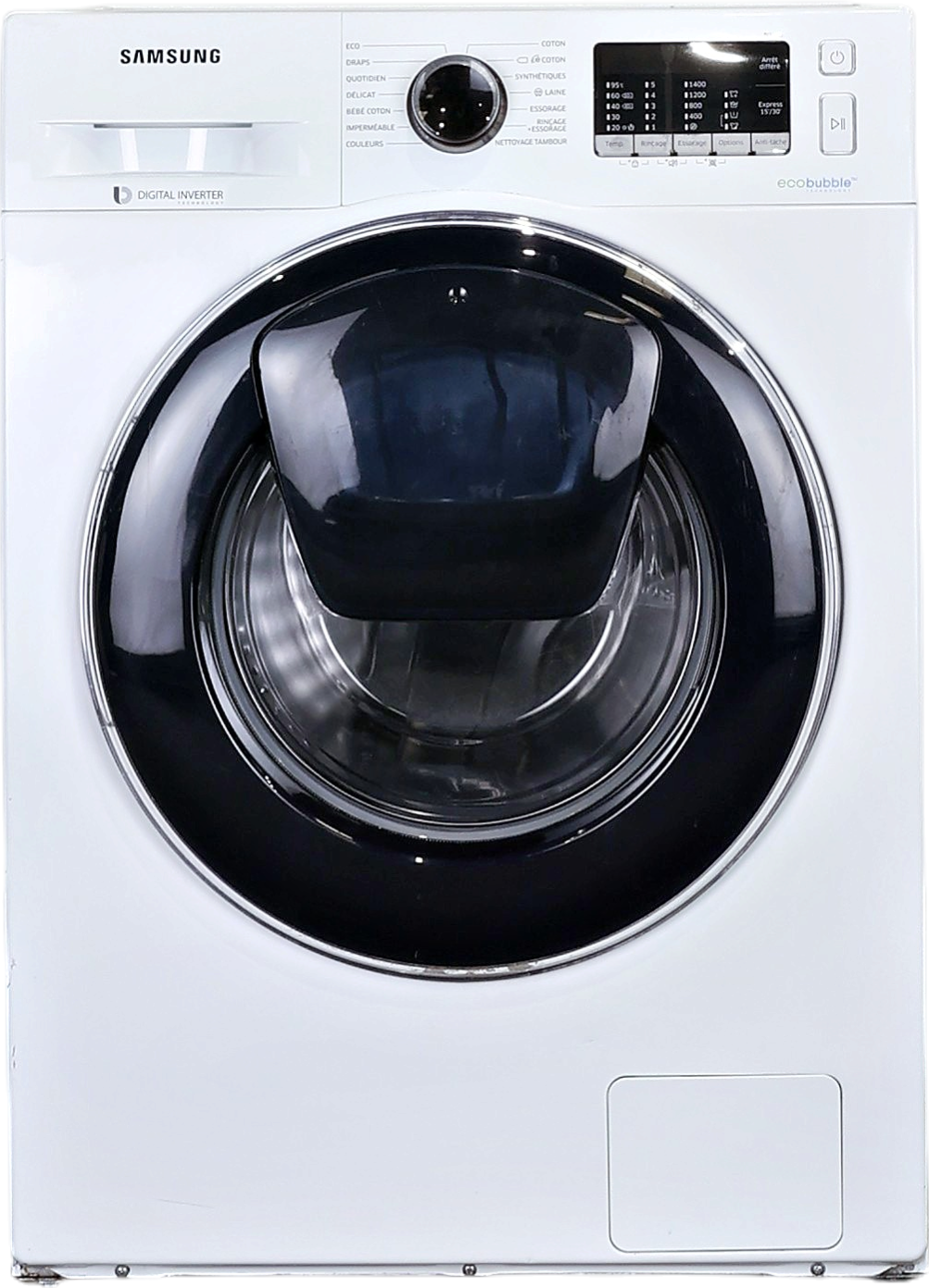Lave-linge Hublot 8 kg Reconditionné SAMSUNG WW80K5410UW