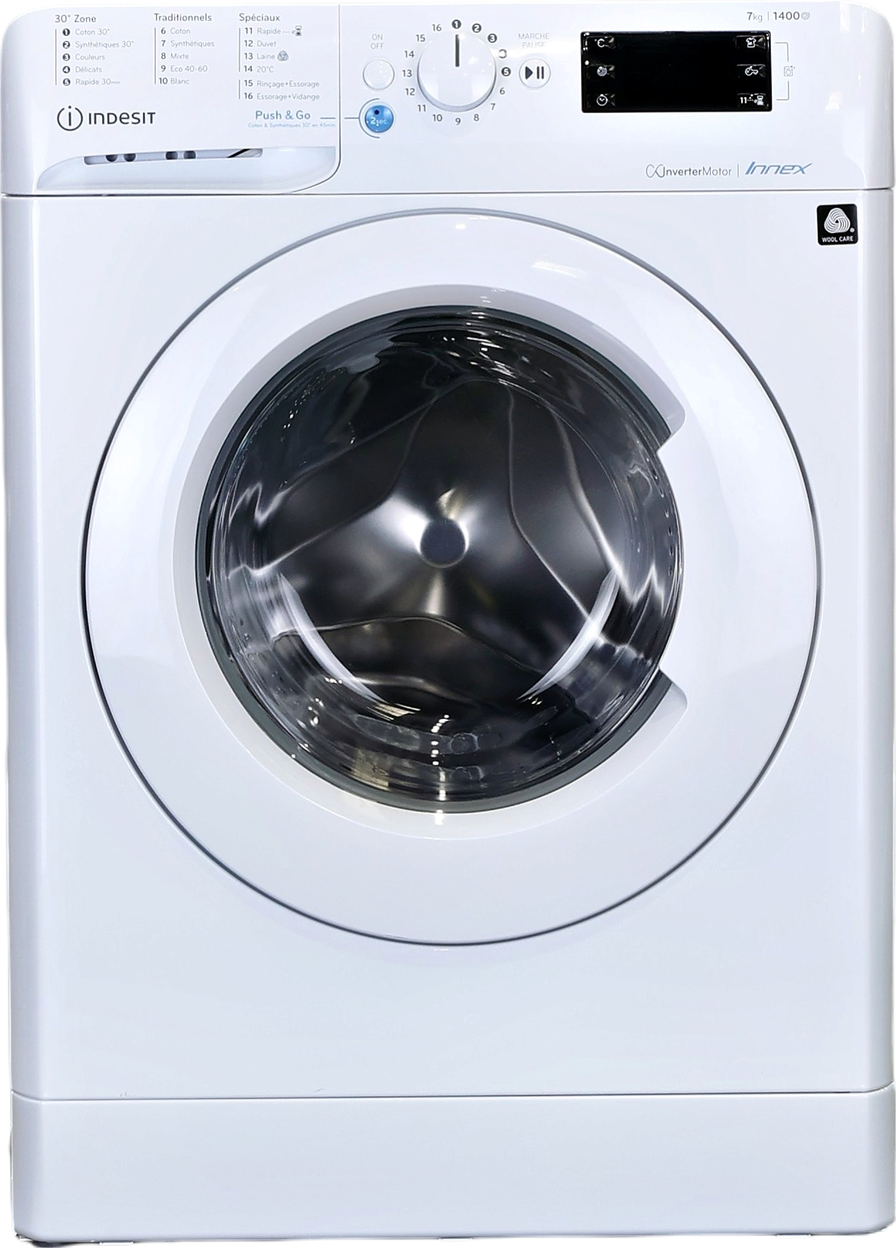 Lave-linge Hublot 7 kg Reconditionné INDESIT BWE71484XWFRN