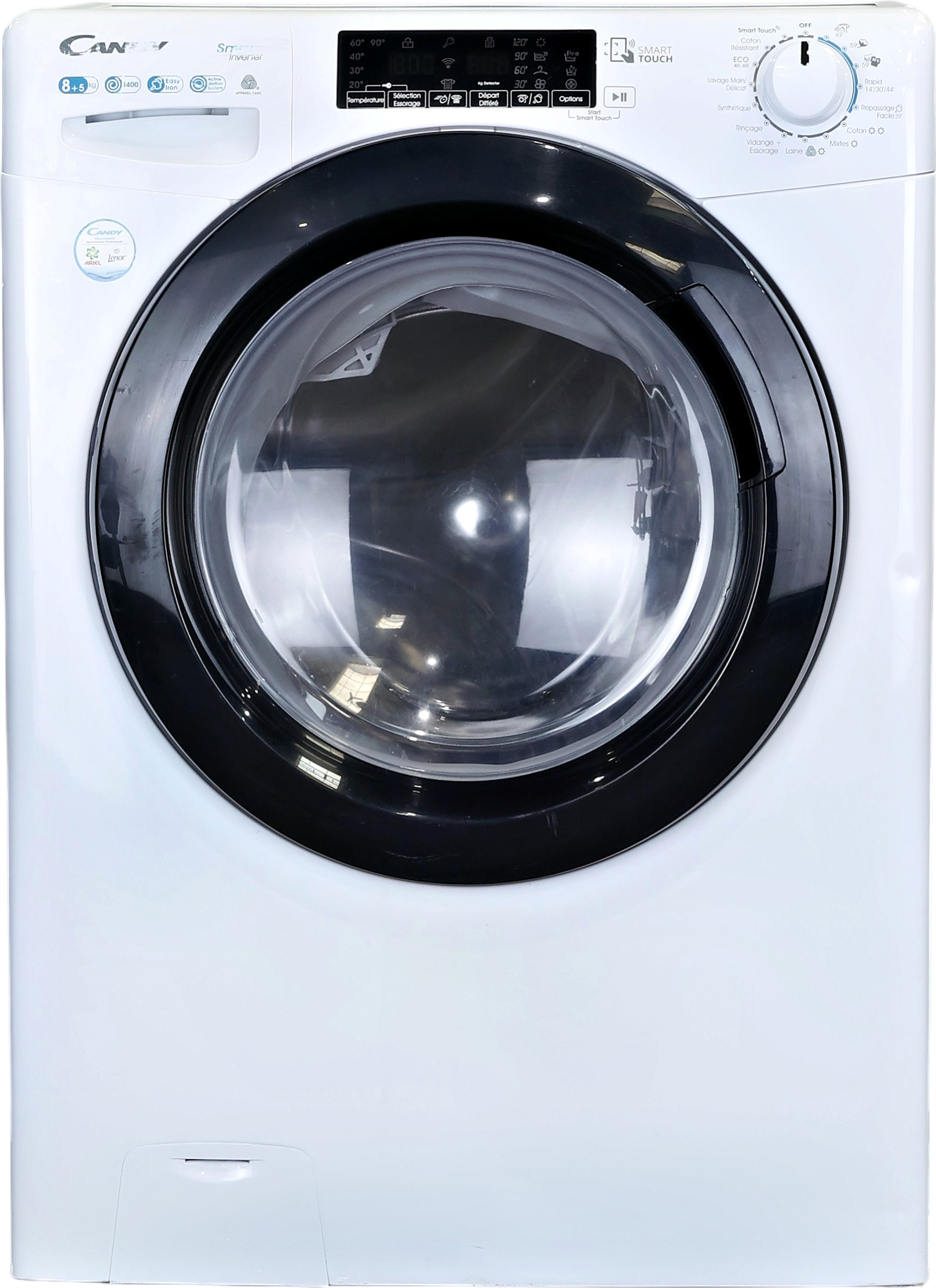 Lave-linge Sechant 8 kg Reconditionné CANDY CSWS485TWMBE-47