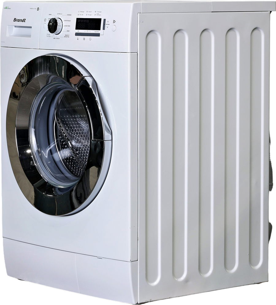 Lave-linge Hublot 8 kg Reconditionné BRANDT BWF48TCW