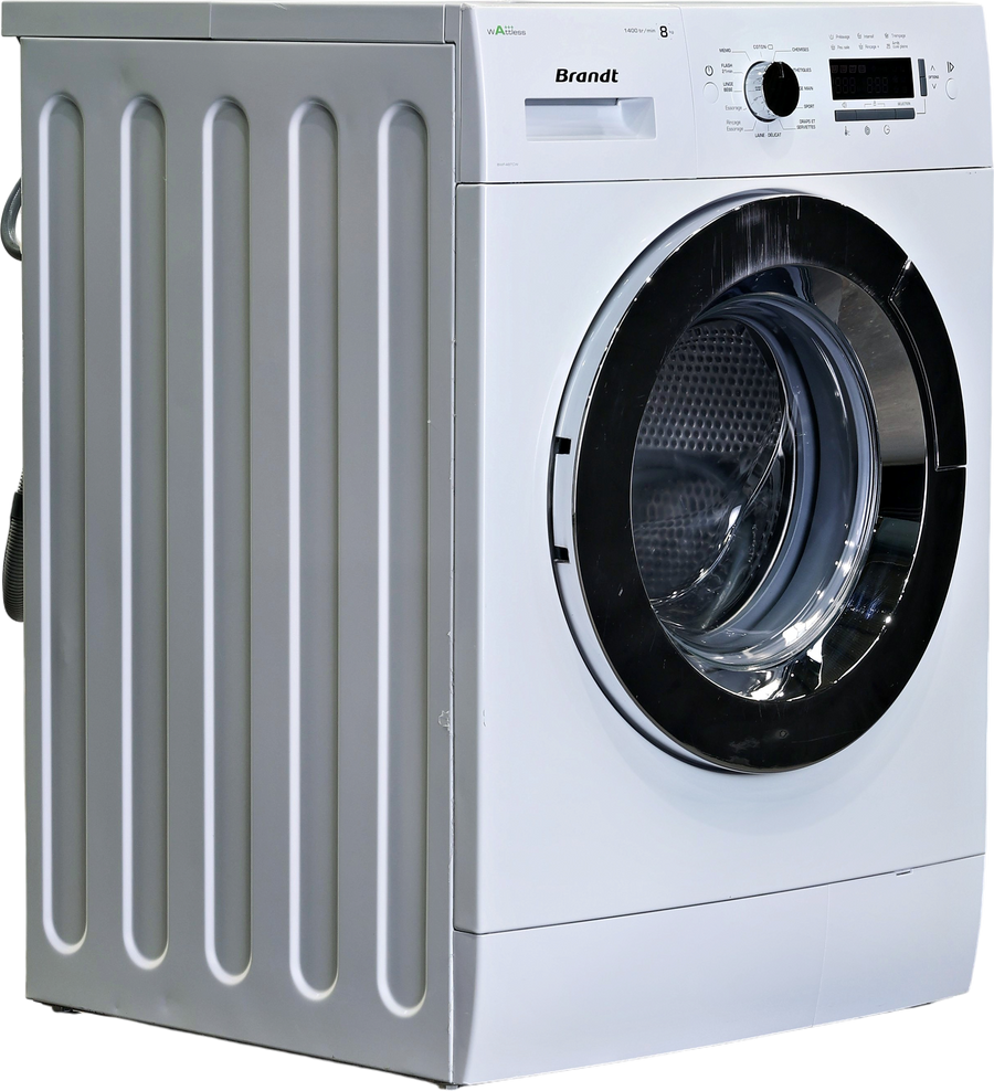 Lave-linge Hublot 8 kg Reconditionné BRANDT BWF48TCW