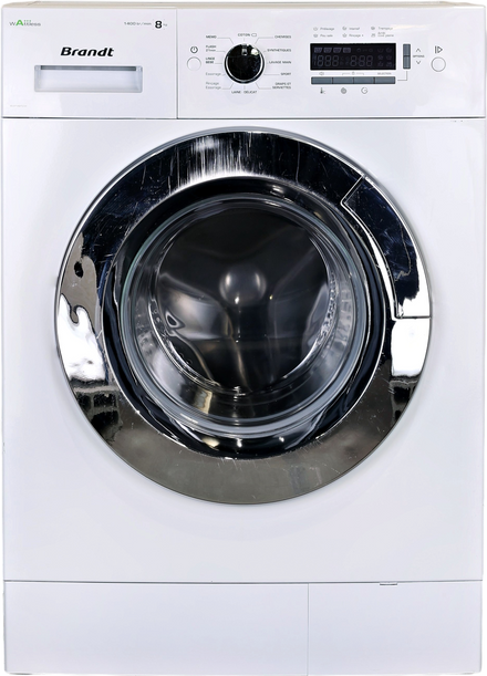 Lave-linge Hublot 8 kg Reconditionné BRANDT BWF48TCW