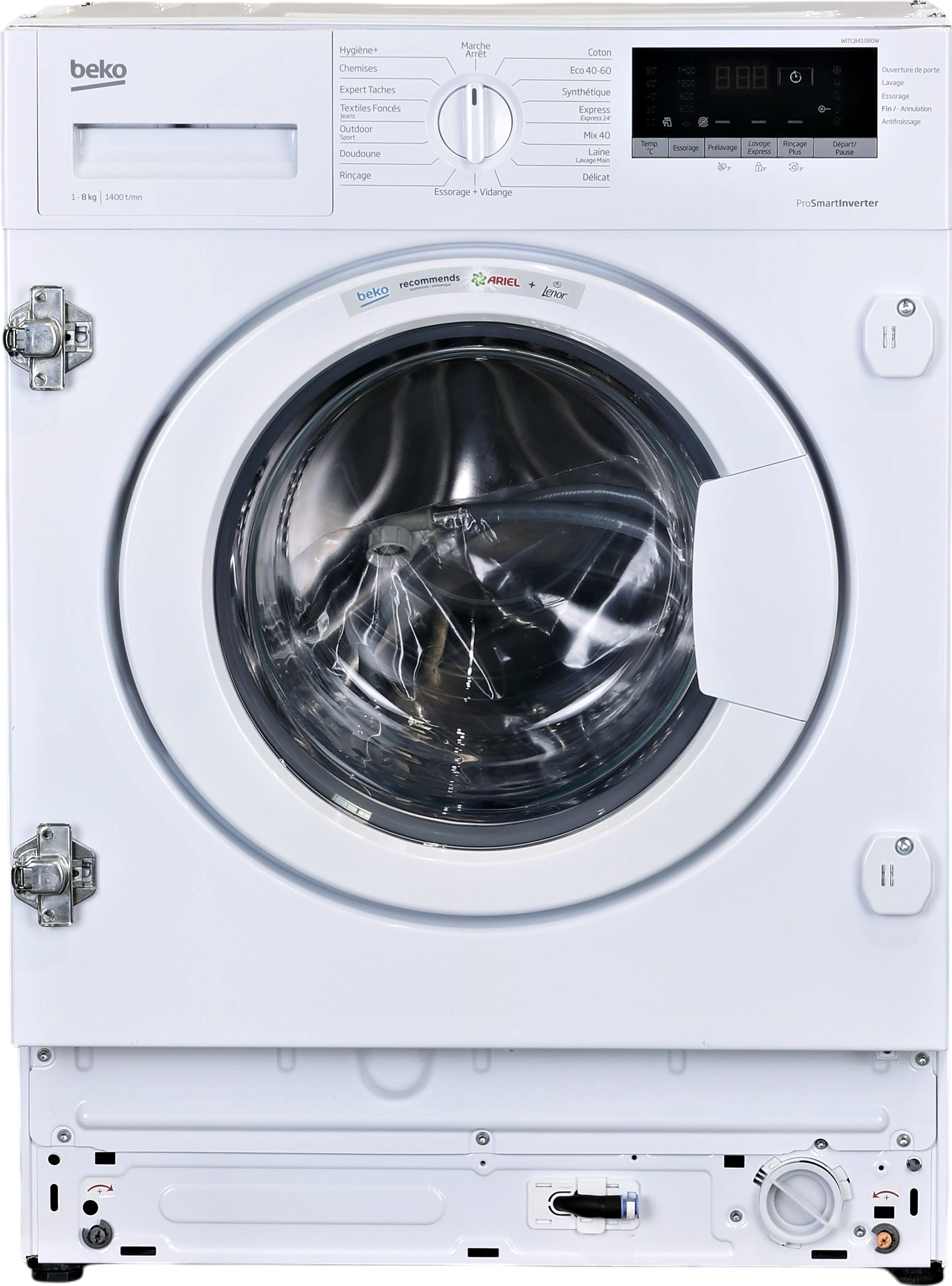 Lave-linge Hublot 8 kg Reconditionné BEKO WITC8410B0W