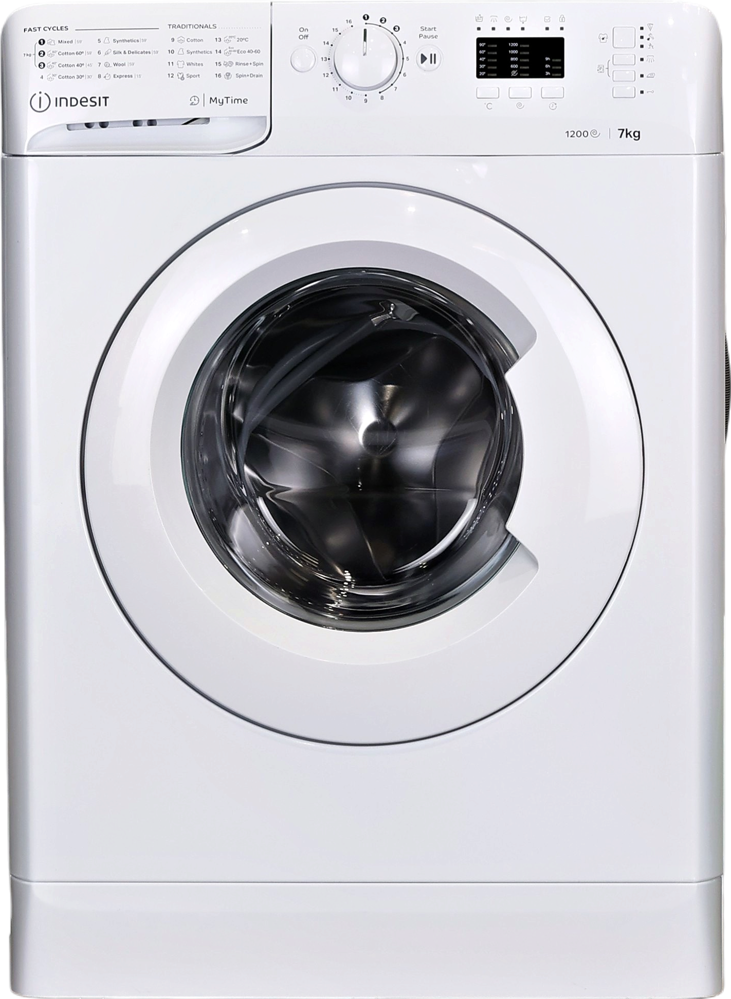 Lave-linge Hublot 7 kg Reconditionné INDESIT MTWA71252WEE