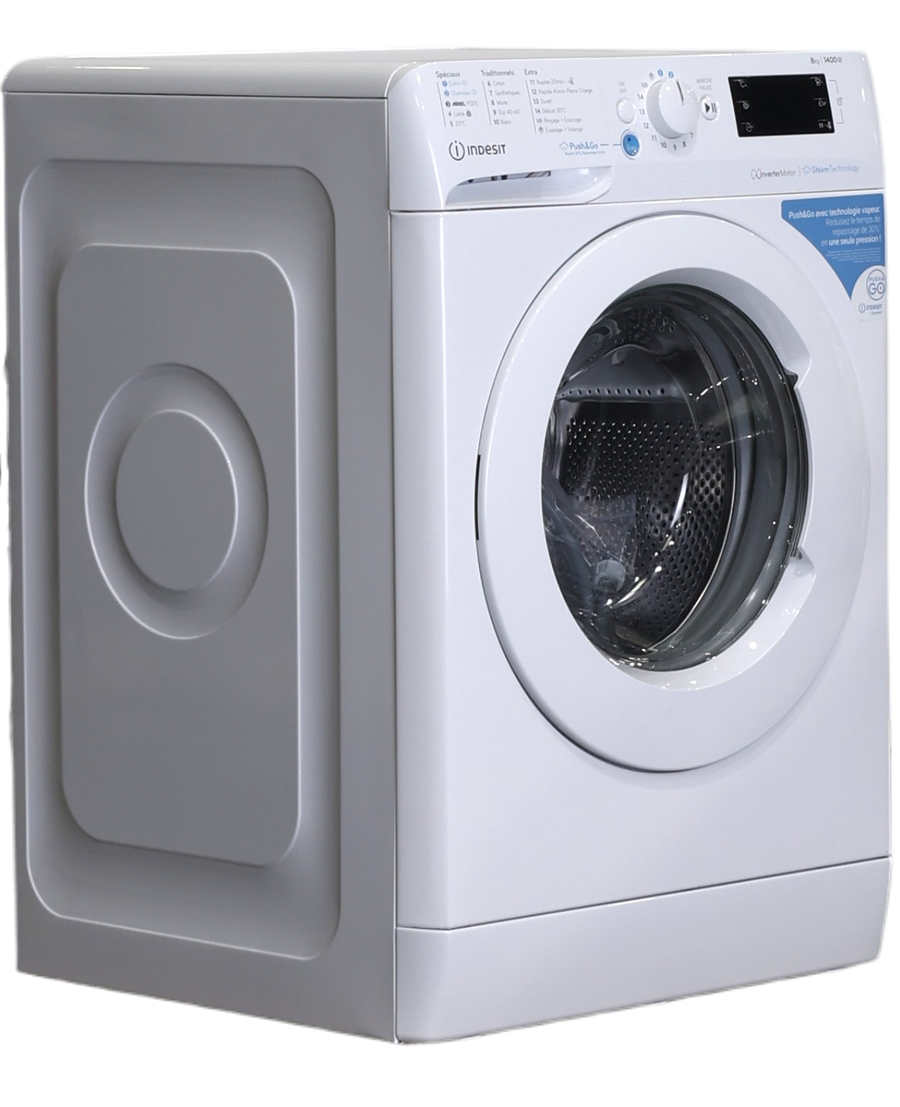 Lave-linge Hublot 8 kg Reconditionné INDESIT BWE81496XWVFR
