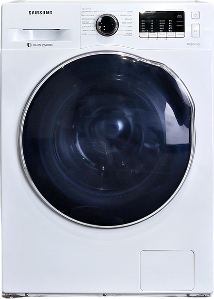 Lave-linge Sechant 8 kg Reconditionné SAMSUNG WD80J5430AW