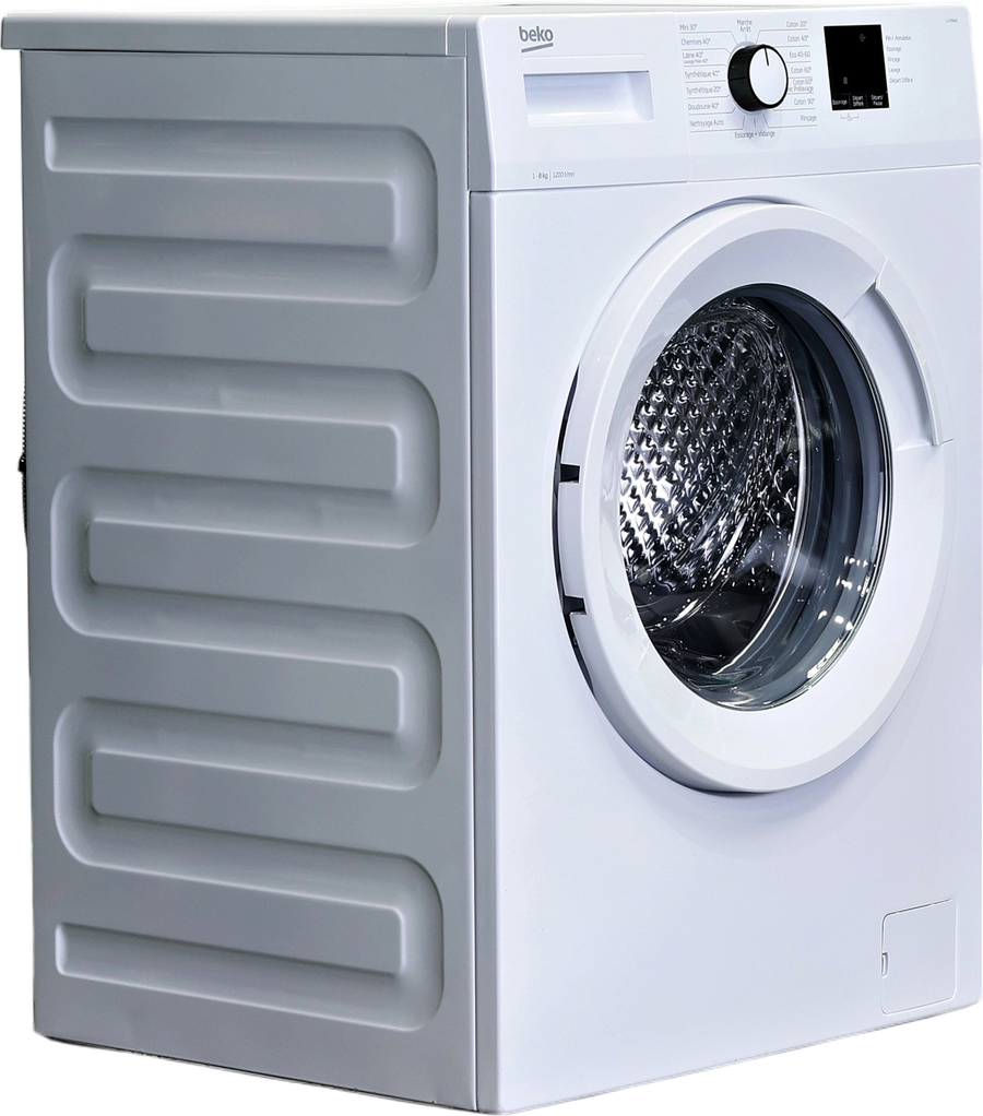 Lave-linge Hublot 8 kg Reconditionné BEKO LLF08W4