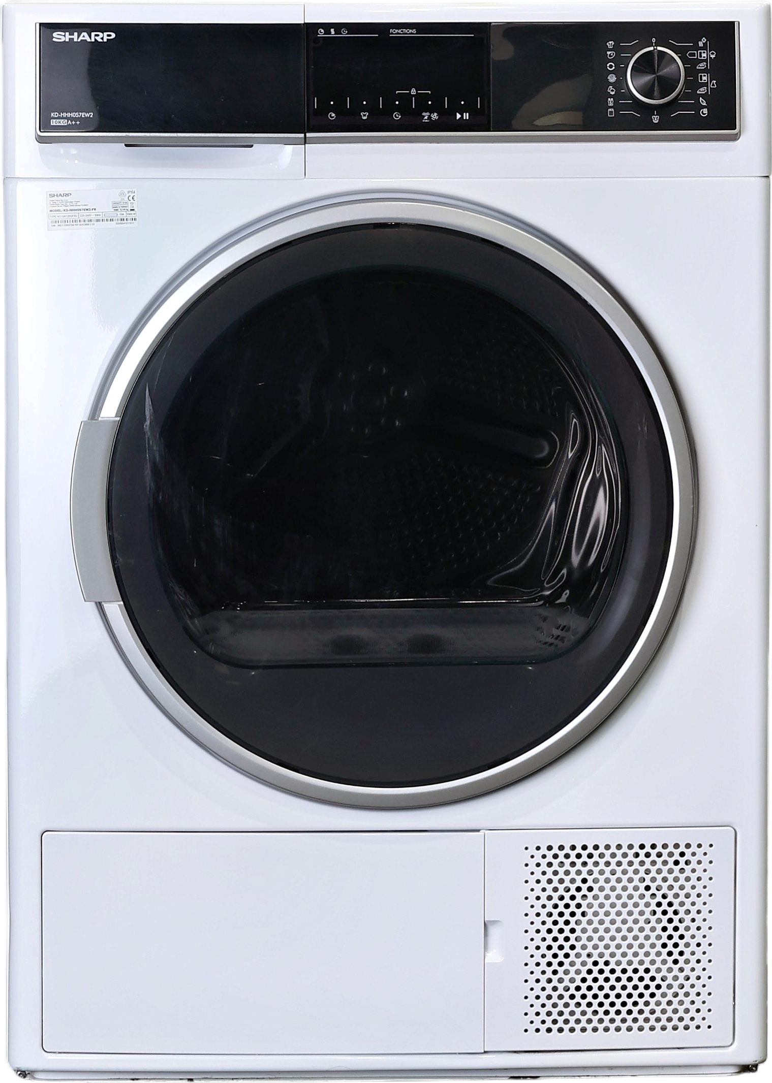 Seche-linge Pompe à Chaleur 10 kg Reconditionné SHARP KD-HHH0S7EW2