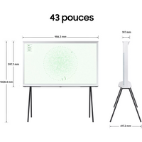 Téléviseur QLED 43 pouces Reconditionné SAMSUNG TQ43LS01DA