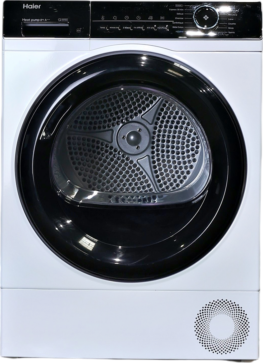 Seche-linge Pompe à Chaleur 8 kg Reconditionné HAIER HD80-A3939E-FR