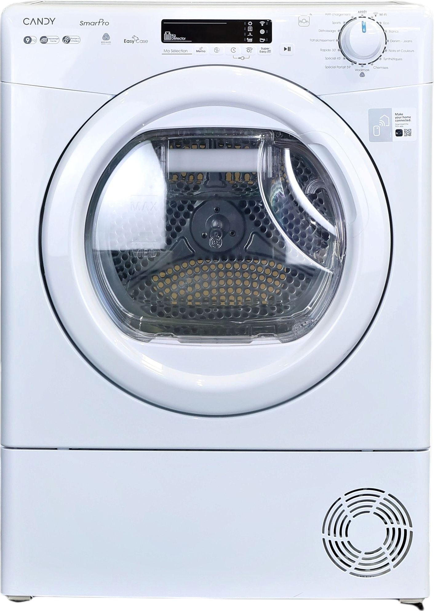 Seche-linge Pompe à Chaleur 9 kg Reconditionné CANDY CSOEH9A2DE-S
