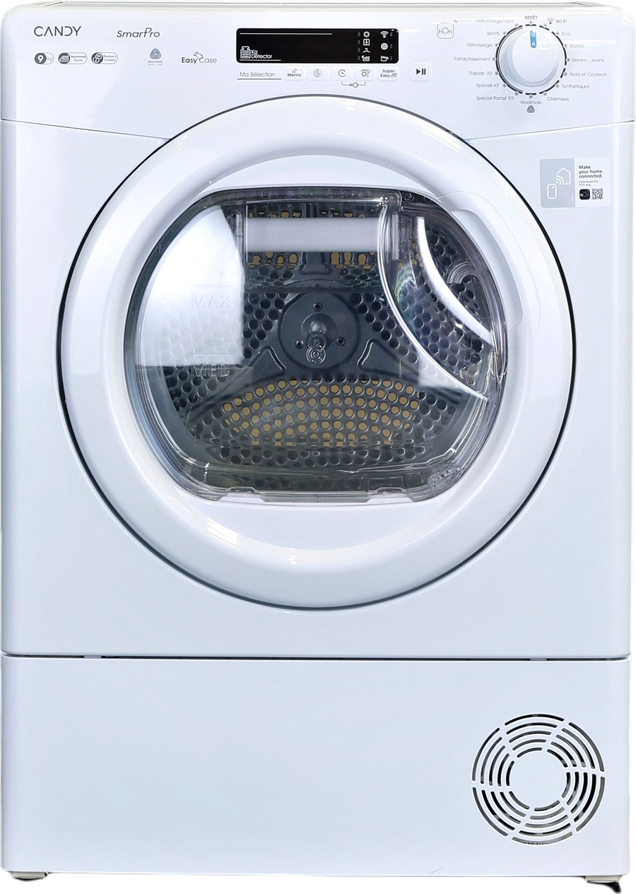 Seche-linge Pompe à Chaleur 9 kg Reconditionné CANDY CSOEH9A2DE-S