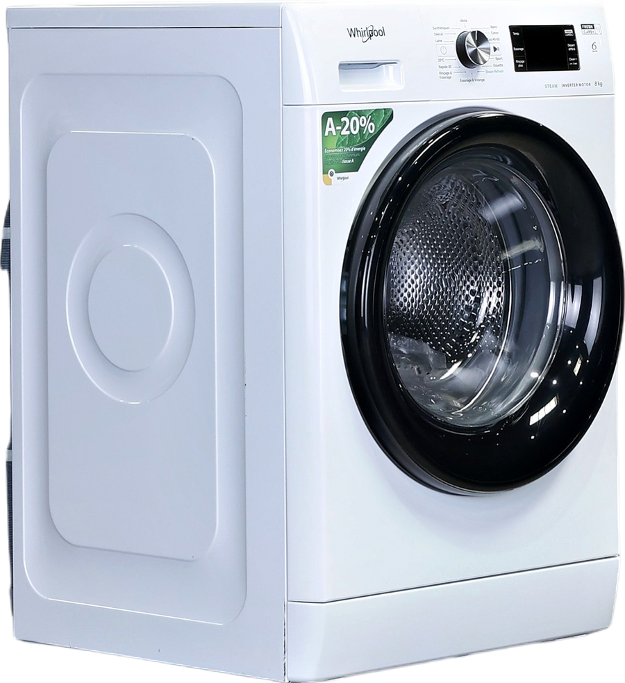 Lave-linge Hublot 8 kg Reconditionné WHIRLPOOL FFB8458BVFR
