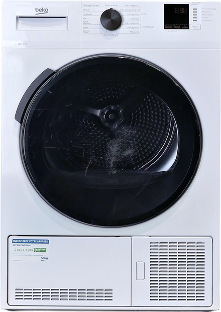 Seche-linge à Condensation 10 kg Reconditionné BEKO DU10112CX0W