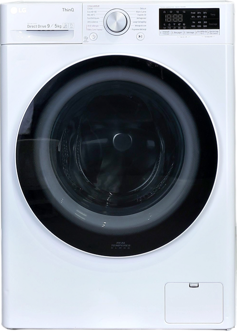 Lave-linge Sechant 9 kg Reconditionné LG F954N40WRS
