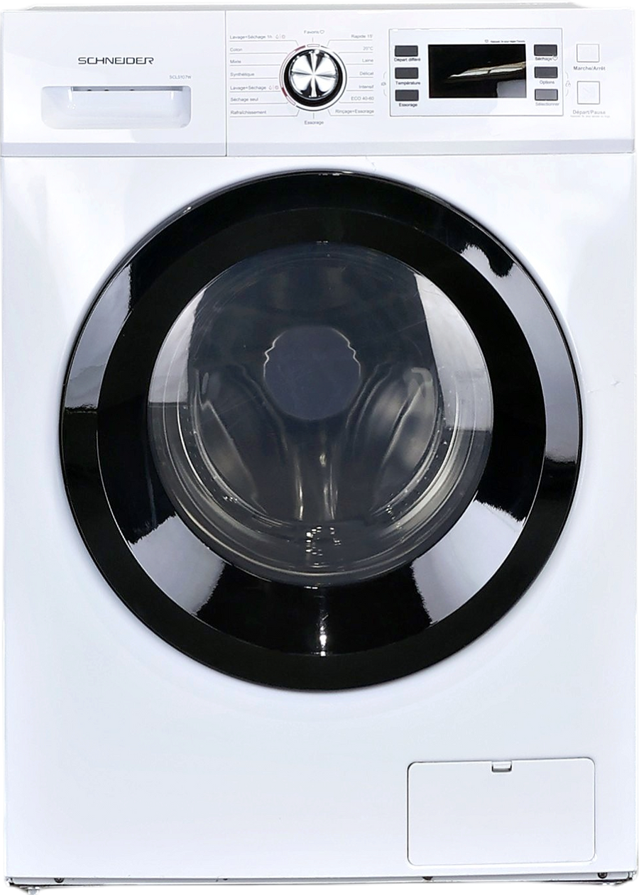 Lave-linge Sechant 10 kg Reconditionné SCHNEIDER SCLS107W