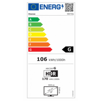 Téléviseur LED 57 pouces Reconditionné HISENSE 58A7GQ