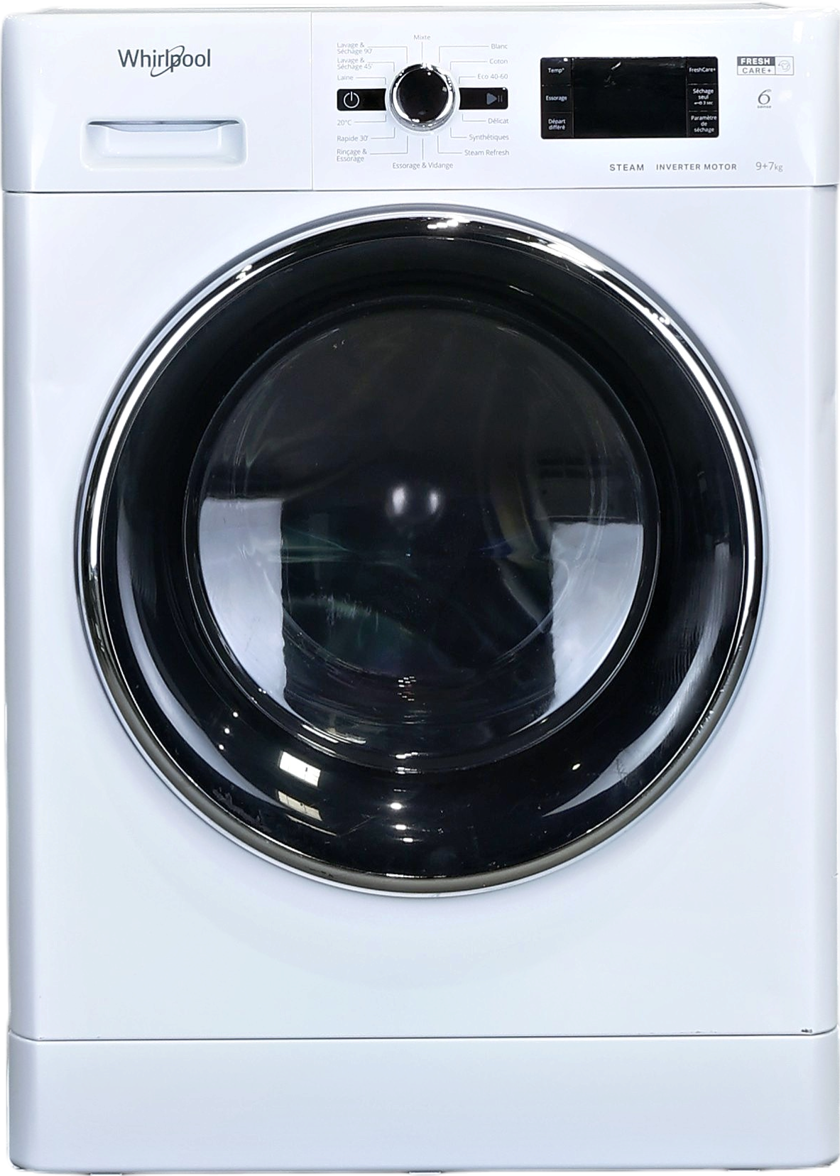 Lave-linge Sechant 9 kg Reconditionné WHIRLPOOL FWDG971682WBCVFRN