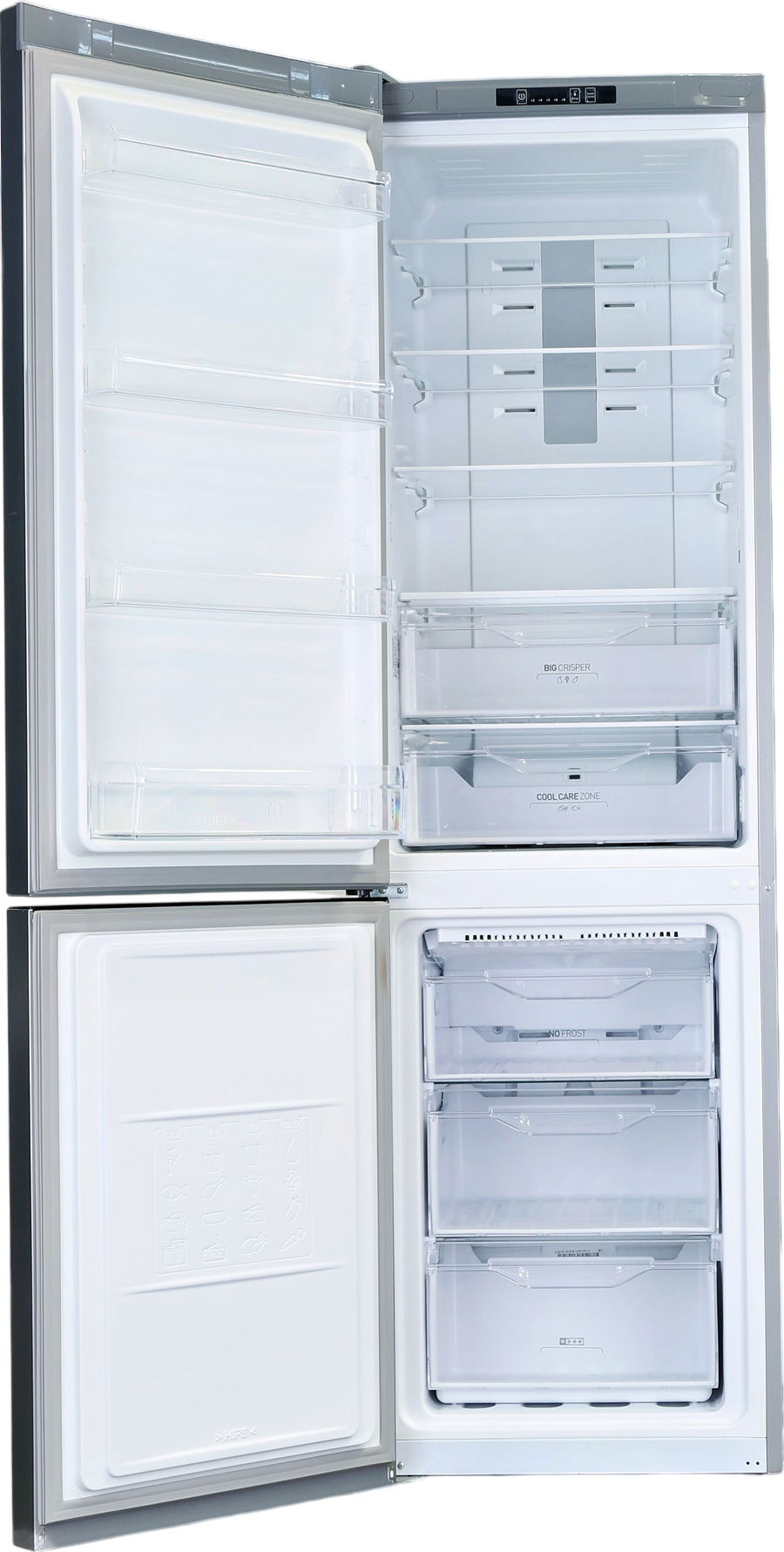 Réfrigérateur Avec Congélateur 368 L Reconditionné INDESIT XI9 T2I X