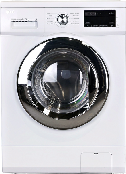 Lave-linge Sechant 8 kg Reconditionné LG F854M22WR