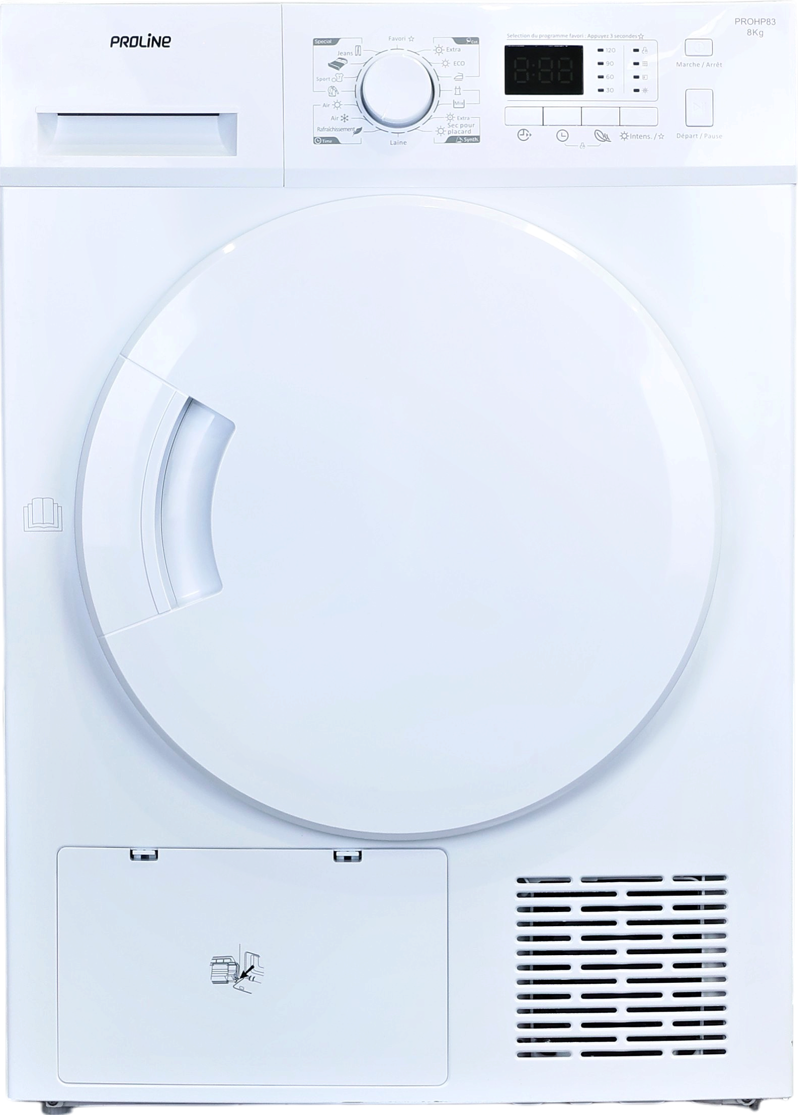 Seche-linge Pompe à Chaleur 8 kg Reconditionné PROLINE PROHP83
