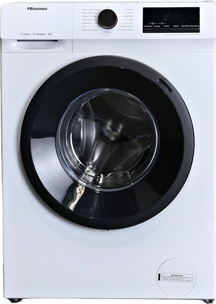 Lave-linge Hublot 8 kg Reconditionné HISENSE WFQP8014EVM