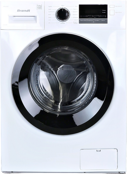 Lave-linge Hublot 12 kg Reconditionné BRANDT LLC124W