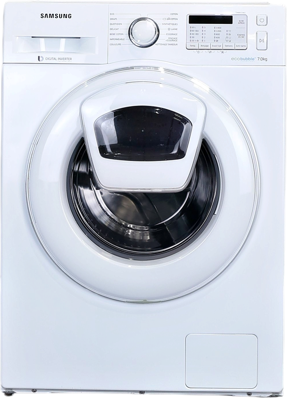 Lave-linge Hublot 7 kg Reconditionné SAMSUNG WW70K5413WW