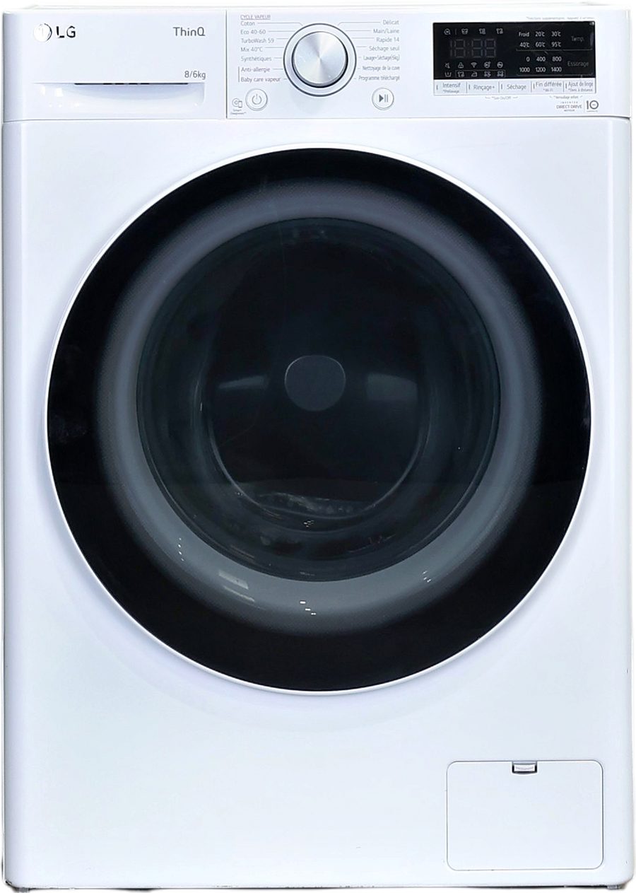 Lave-linge Sechant 8 kg Reconditionné LG F864V40WRS
