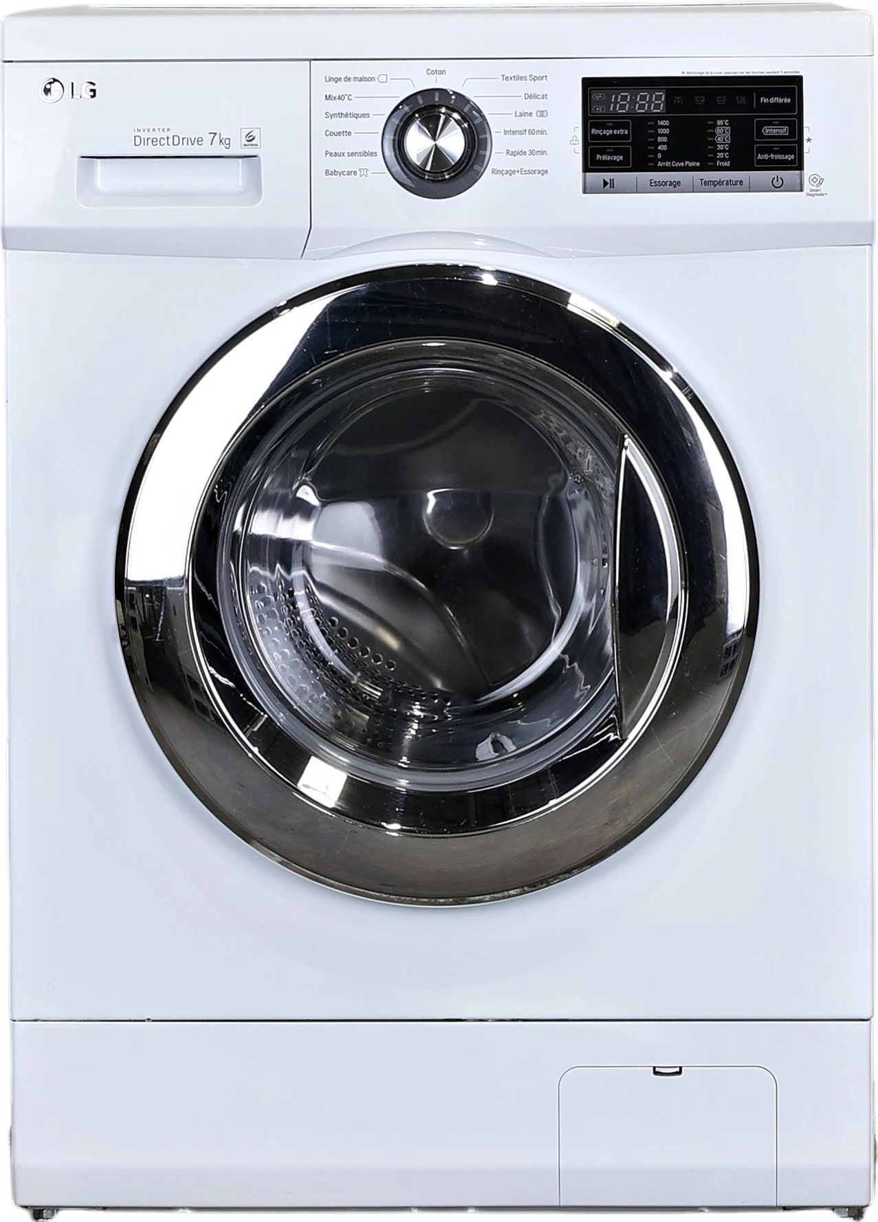 Lave-linge Hublot 7 kg Reconditionné LG F74G62WH