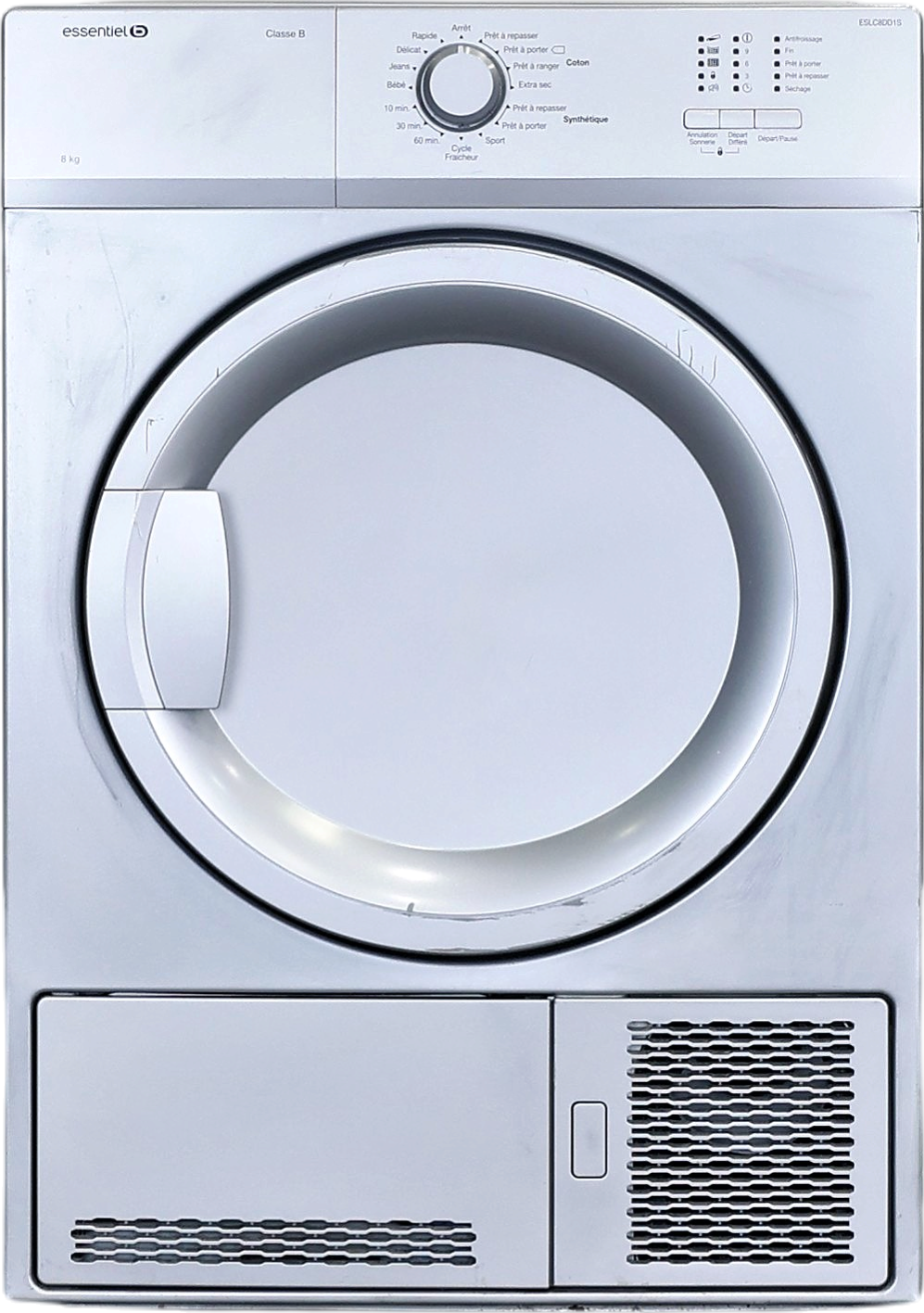 Seche-linge à Condensation 8 kg Reconditionné ESSENTIEL B ESLC8DD1S
