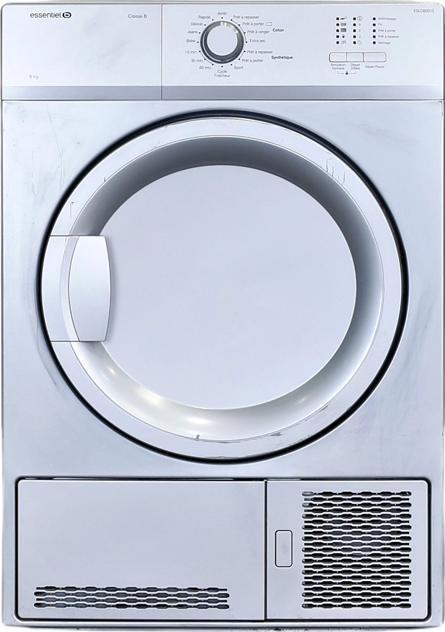 Seche-linge à Condensation 8 kg Reconditionné ESSENTIEL B ESLC8DD1S