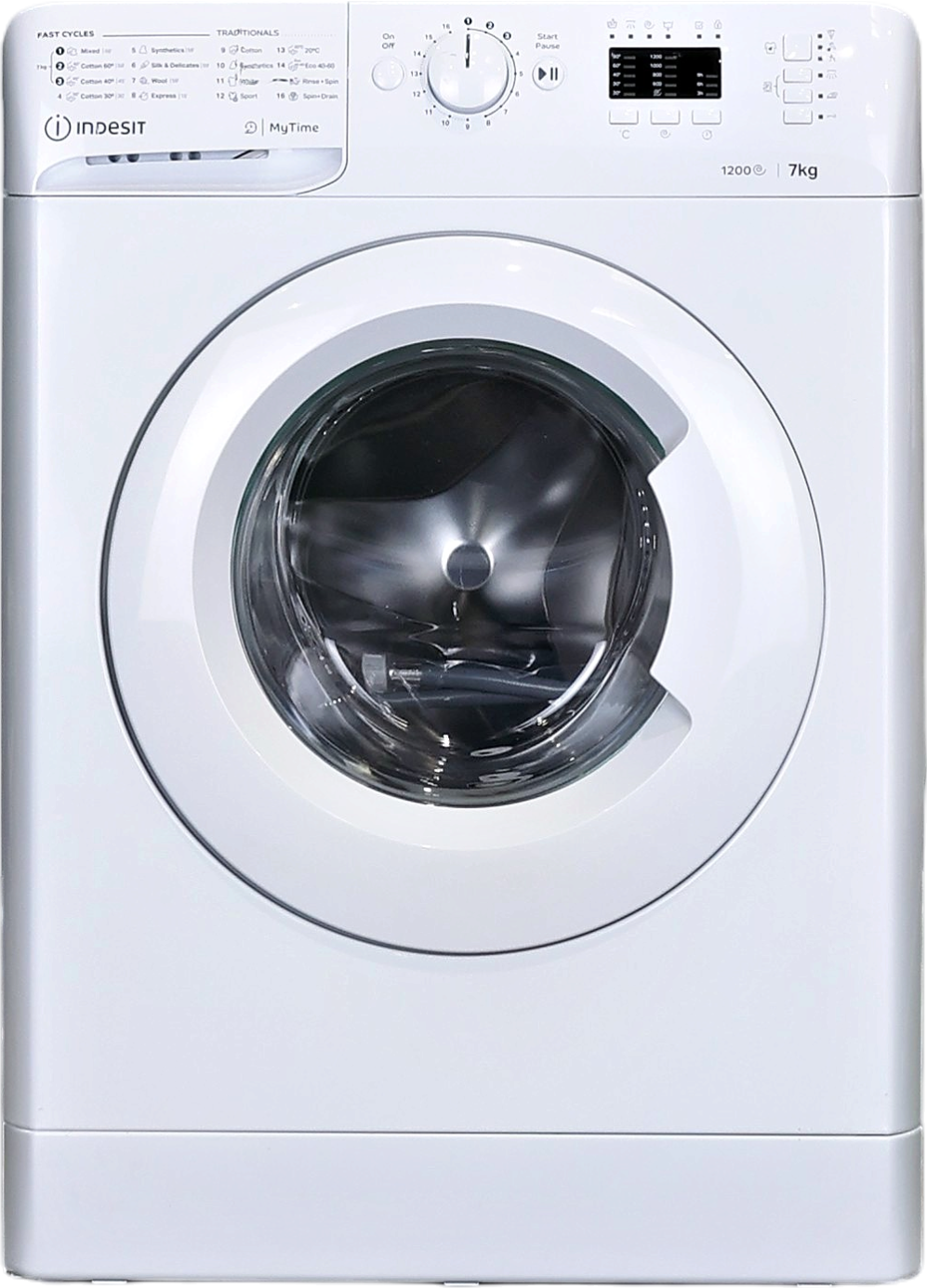 Lave-linge Hublot 7 kg Reconditionné INDESIT MTWA71252WEE