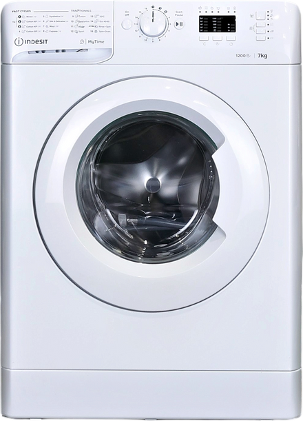 Lave-linge Hublot 7 kg Reconditionné INDESIT MTWA71252WEE