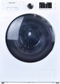 Lave-linge Sechant 8 kg Reconditionné SAMSUNG WD80TA046BE