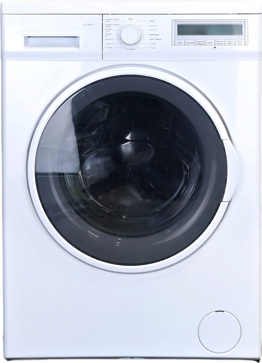Lave-linge Sechant 8 kg Reconditionné ESSENTIEL B ELS-861b