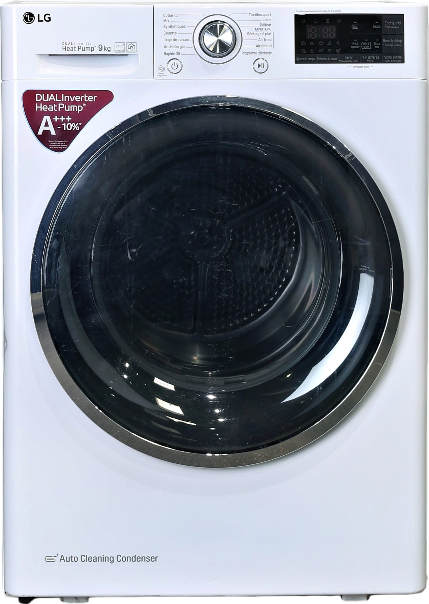 Seche-linge Pompe à Chaleur 9 kg Reconditionné LG RH9052WH