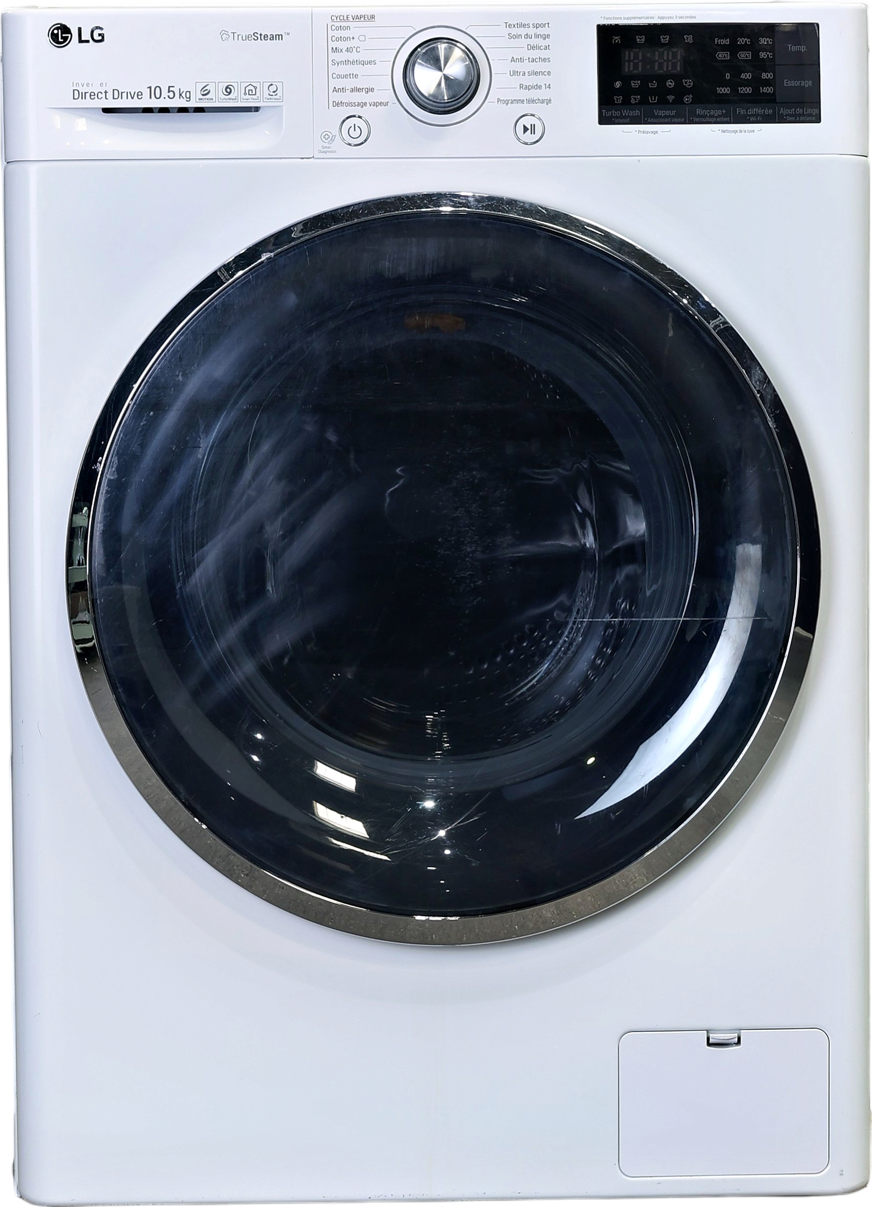 Lave-linge Hublot 10.5 kg Reconditionné LG F14J82WHST