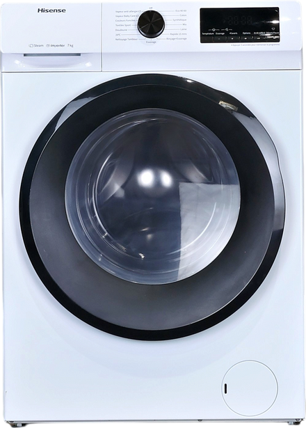 Lave-linge Hublot 7 kg Reconditionné HISENSE WFQE7014EVM