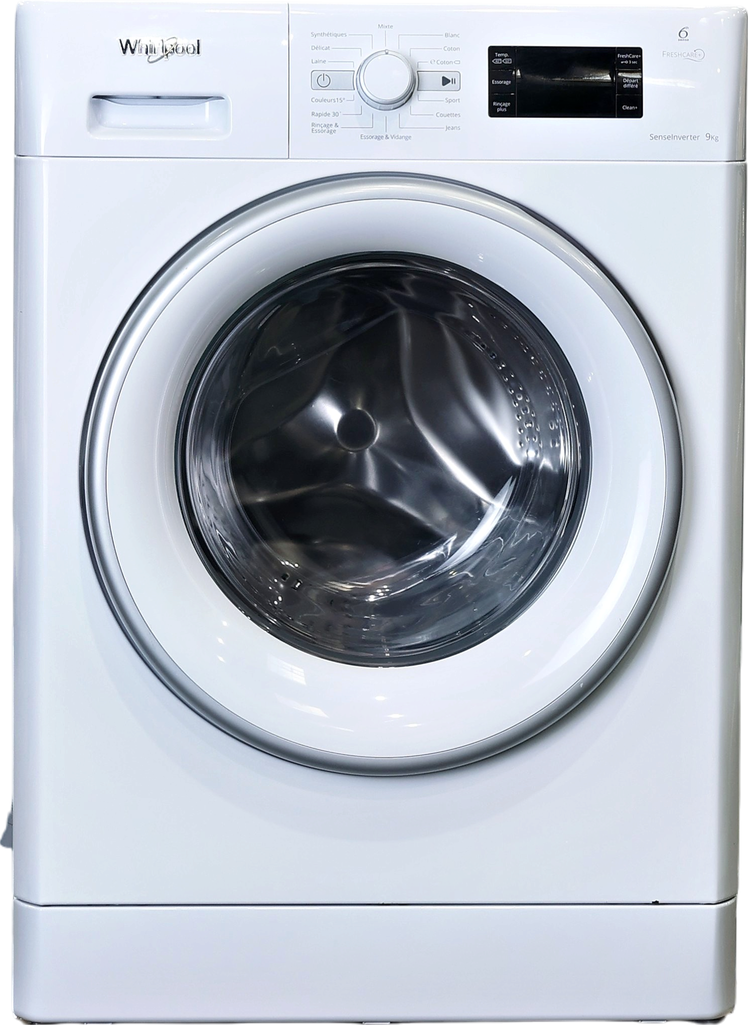 Lave-linge Hublot 9 kg Reconditionné WHIRLPOOL FWG91484WSFR