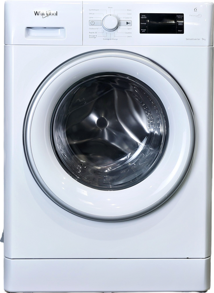 Lave-linge Hublot 9 kg Reconditionné WHIRLPOOL FWG91484WSFR