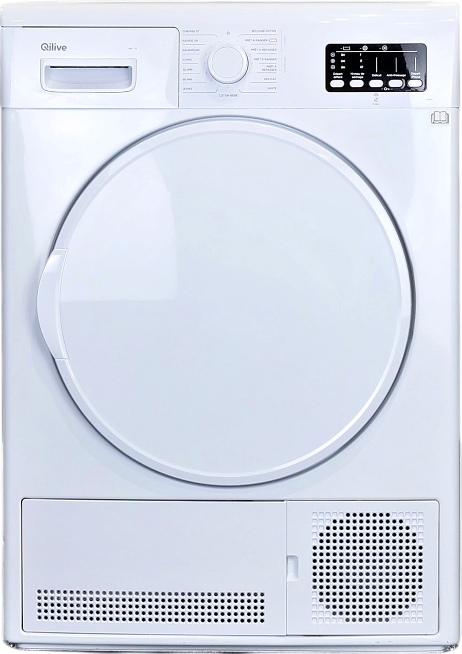 Seche-linge à Condensation 8 kg Reconditionné QILIVE Q.6929