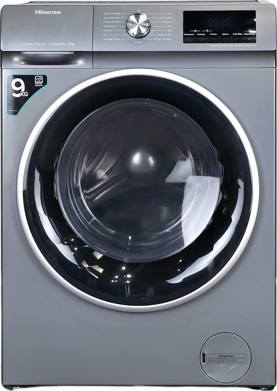 Lave-linge Hublot 9 kg Reconditionné HISENSE WFQY9014EVJMT