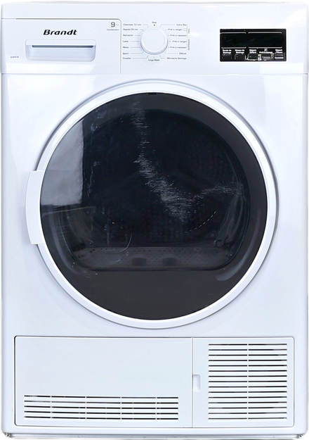 Seche-linge à Condensation 9 kg Reconditionné BRANDT BDM9CW