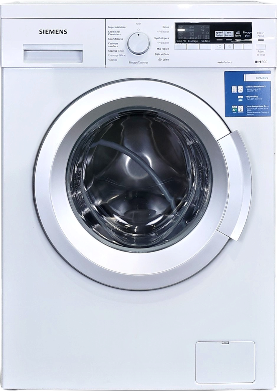 Lave-linge Hublot 8 kg Reconditionné SIEMENS WM14Q483FF