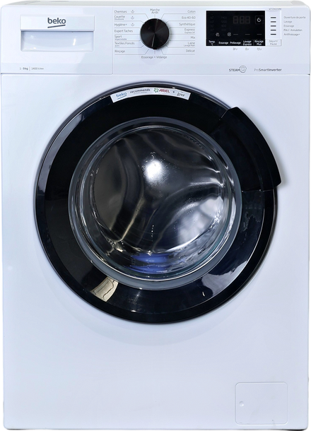 Lave-linge Hublot 9 kg Reconditionné BEKO WTV94221BW