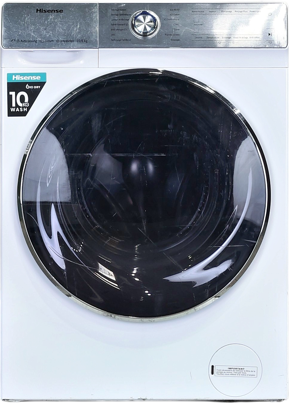 Lave-linge Sechant 10 kg Reconditionné HISENSE WDQR1014EVAJM