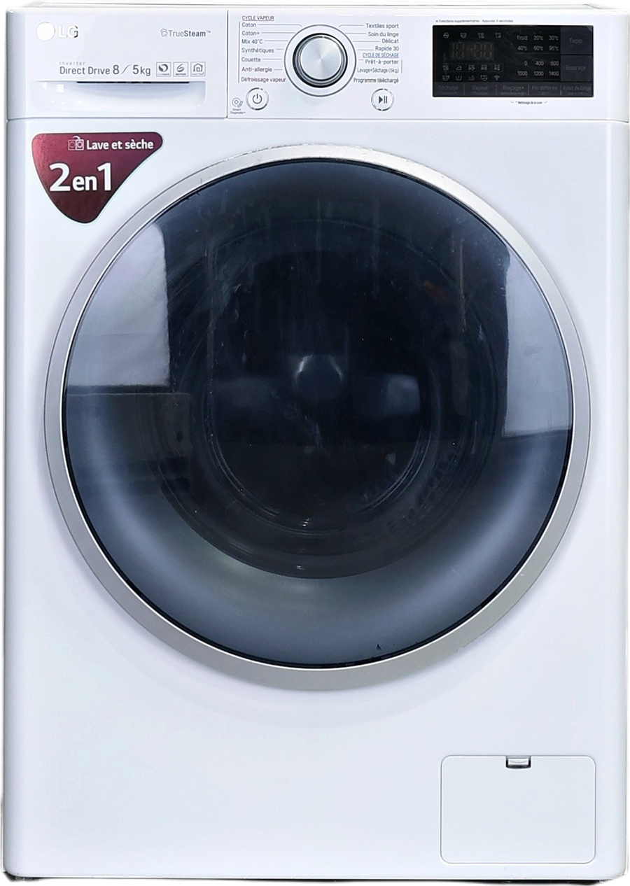 Lave-linge Sechant 8 kg Reconditionné LG F854J71WRH