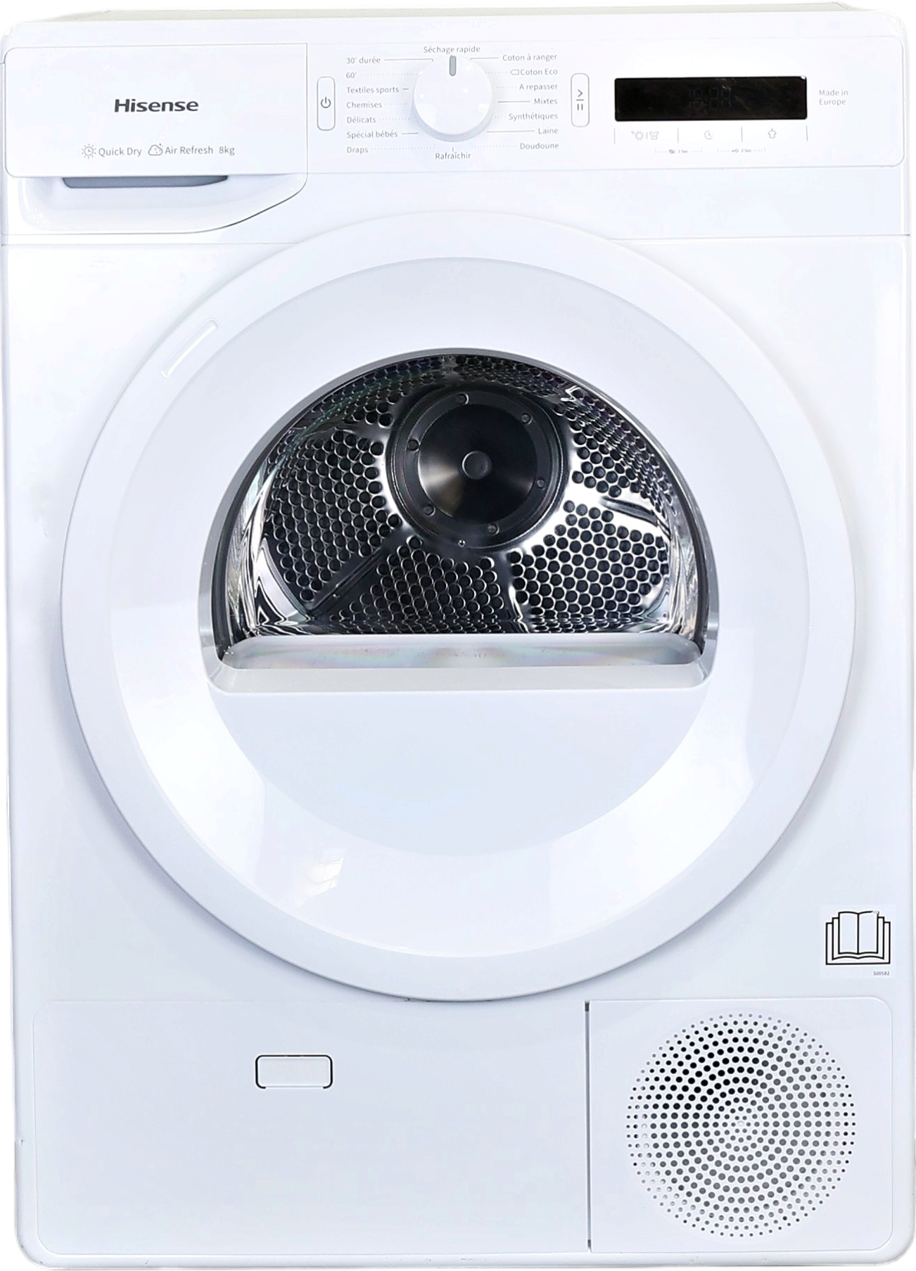 Seche-linge à Condensation 8 kg Reconditionné HISENSE DCGP803